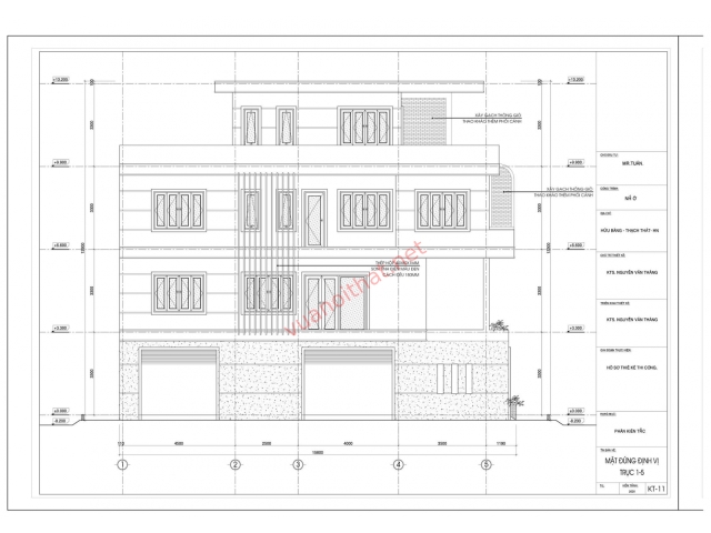 Nhà phố 5.8x15.8m, 1 trệt 2 lầu 1 tum