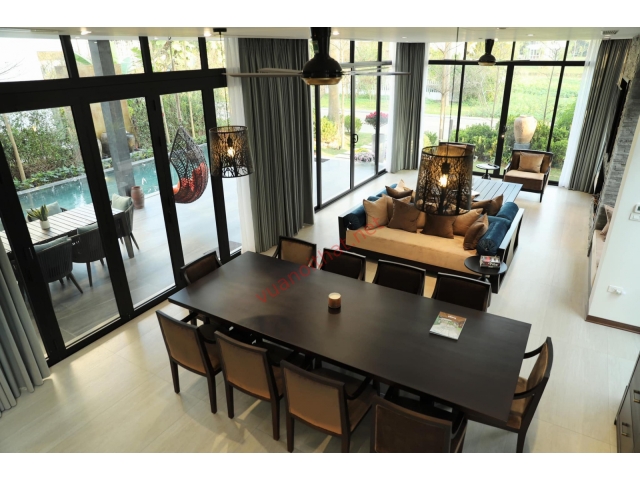 Villa 400m2, DT xây dựng 120 m2, 1 sàn 2 tầng