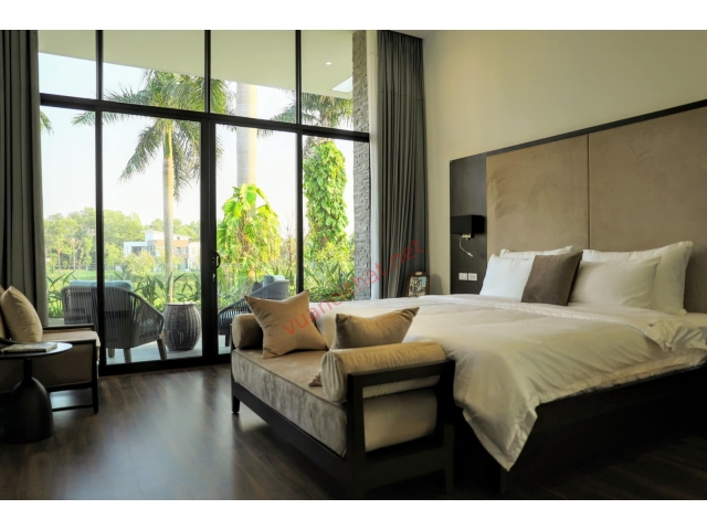 Villa 400m2, DT xây dựng 120 m2, 1 sàn 2 tầng
