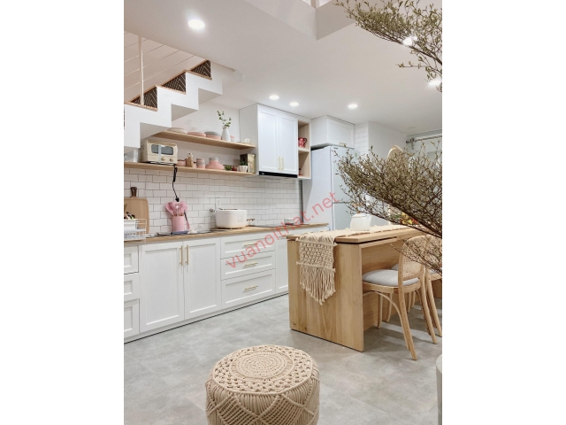 Nội thất tone trắng mang đến vẻ đẹp tinh tế cho ngôi nhà!
