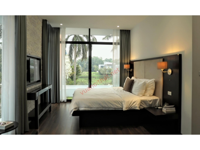 Villa 400m2, DT xây dựng 120 m2, 1 sàn 2 tầng