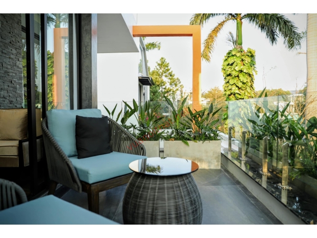 Villa 400m2, DT xây dựng 120 m2, 1 sàn 2 tầng